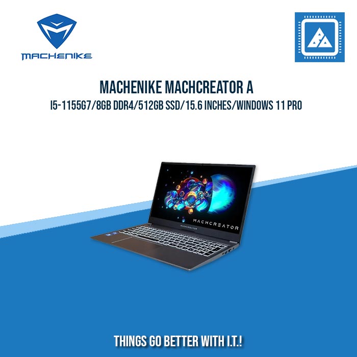 MACHENIKE MACHCREATOR A I5-1155G7/8GB DDR4/512GB SSD | BEST FOR ENTREPRENEURS AND CORPORATES LAPTOP MACHENIKE MACHCREATOR A I5-1155G7/8GB DDR4/512GB SSD | BEST FOR ENTREPRENEURS AND CORPORATES LAPTOP